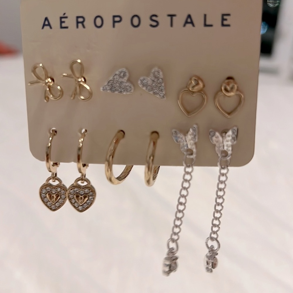 Set of 6 pairs of earrings